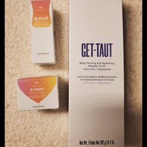 MAELYS GET TAUT, B-FLAT Firming Belly Cream & B-TIGHT Lift & Firm mini sample